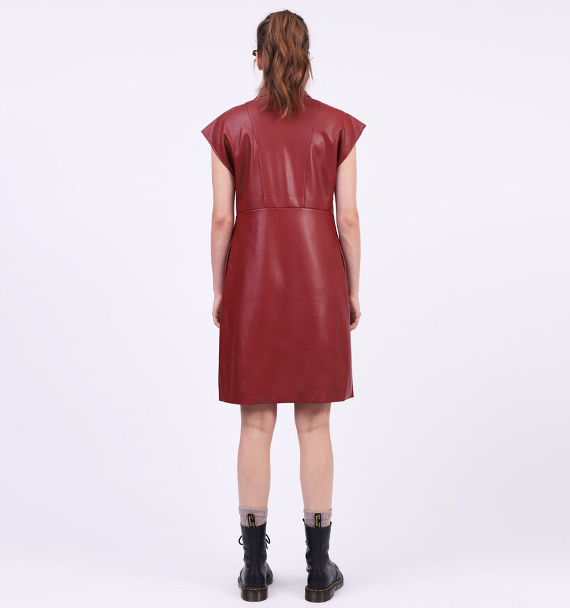 Vila Odine Robe chemise en Bordeaux pour femmes (317884)