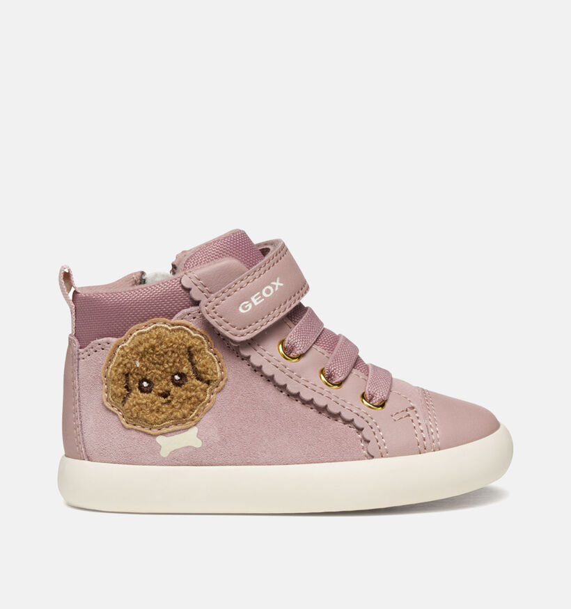 Geox Gisli Chaussures hautes en Rose pour filles (361814) - pour semelles orthopédiques