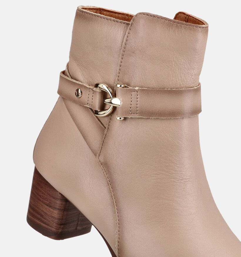 Pikolinos Calafat Beige Enkellaarzen met Hak voor dames (379207)