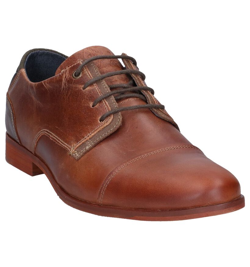 Bullboxer Chaussures habillées en Cognac en cuir (256329)