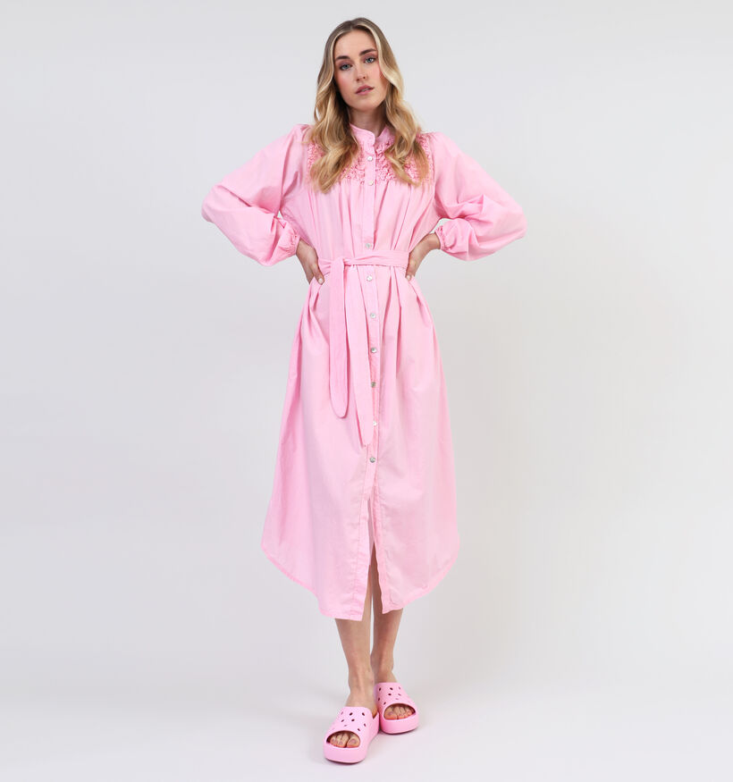 Dolce C. Robe chemise en Rose pour femmes (333096)