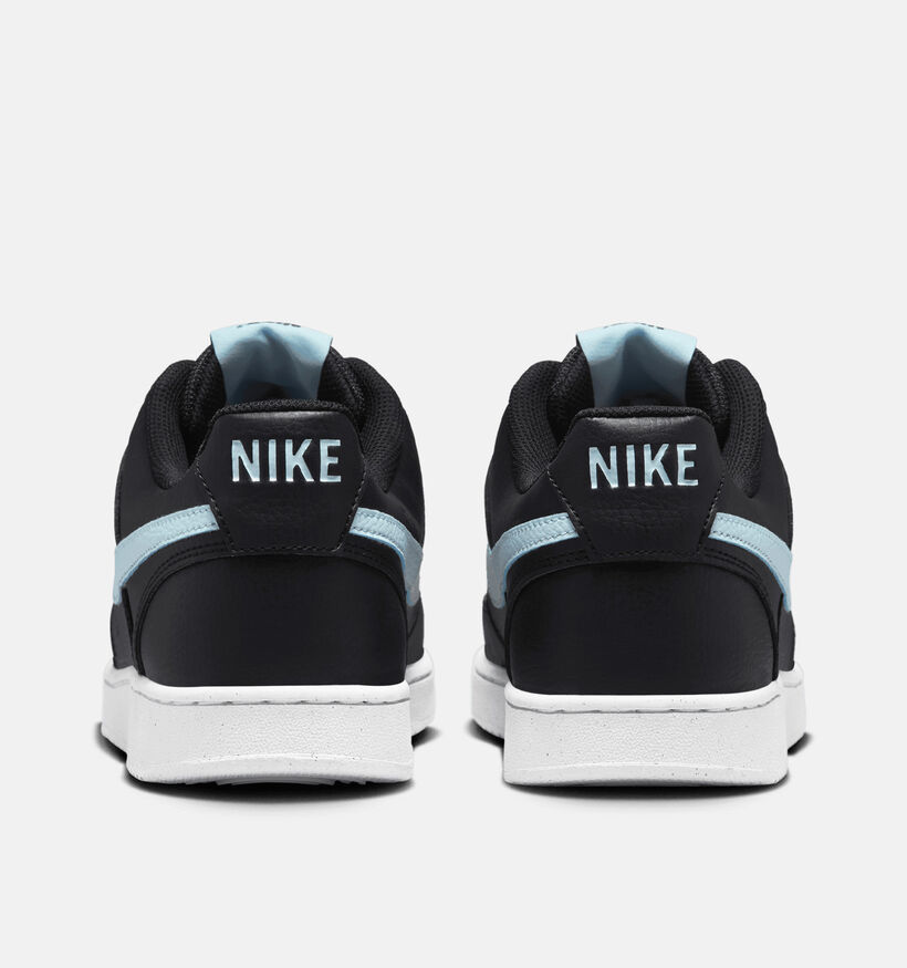 Nike Court Vision Low Next Nature Baskets en Noir pour hommes, garçons (343757)