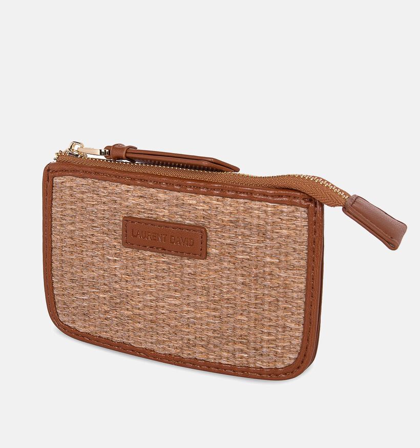 Laurent David Beige/Cognac Geldbeugel voor dames (373950)
