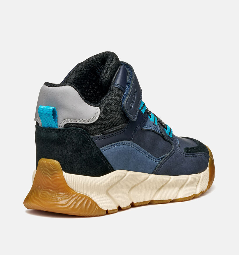 Geox Flexyper Pro Chaussures hautes en Bleu pour garçons (361955) - pour semelles orthopédiques