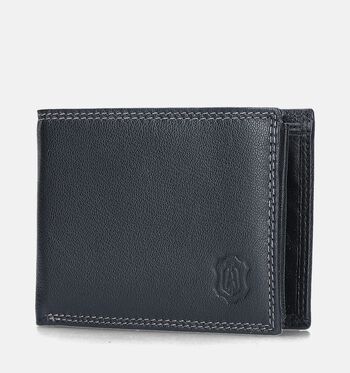 Cloverfield Portemonnees Zwart/Cognac/Bruin