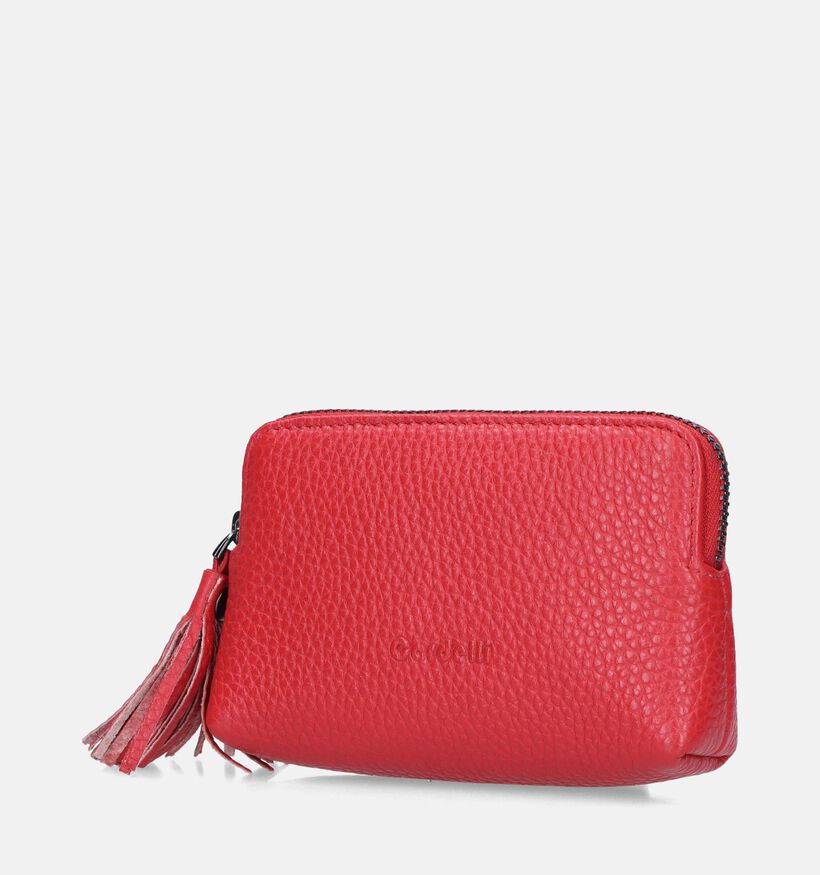 Euro-Leather Porte-monnaie en Rouge pour femmes (353515)