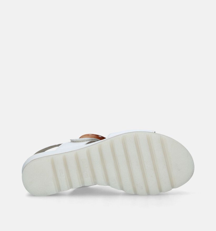 Gabor Best Fitting Sandales avec talon compensé en Blanc pour femmes (336132)