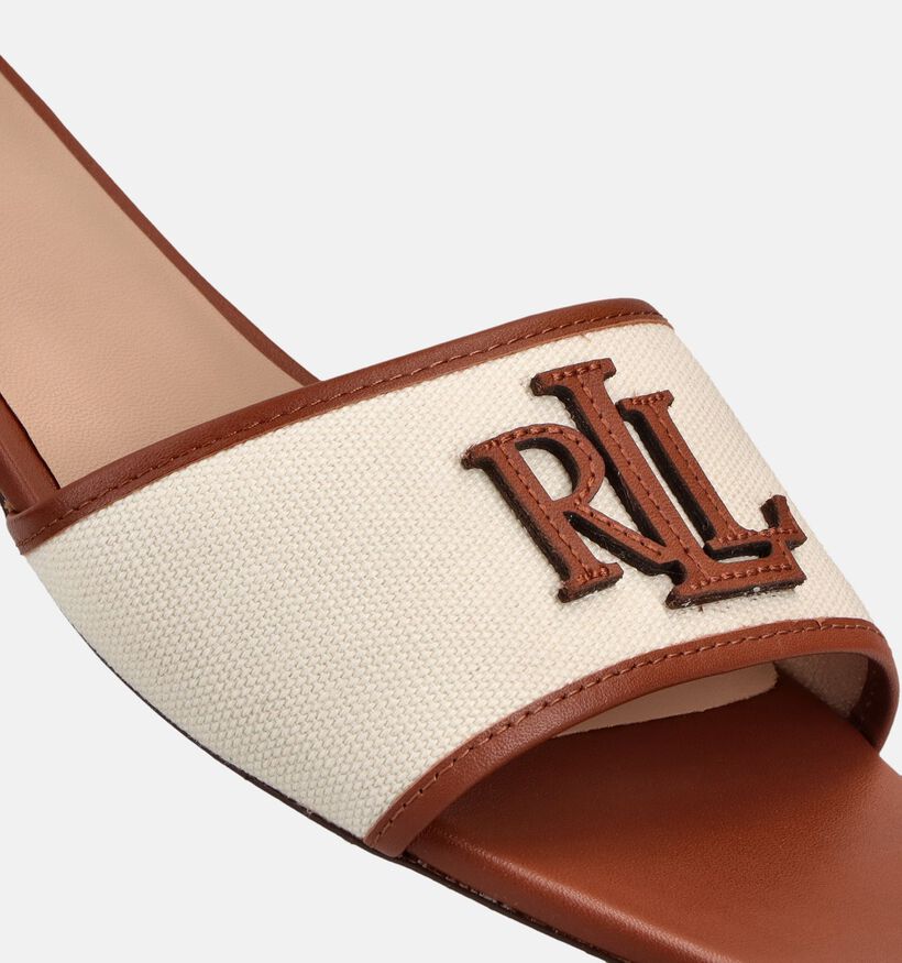 Polo Ralph Lauren Everley Sld 2 Cognac Slippers voor dames (371998)