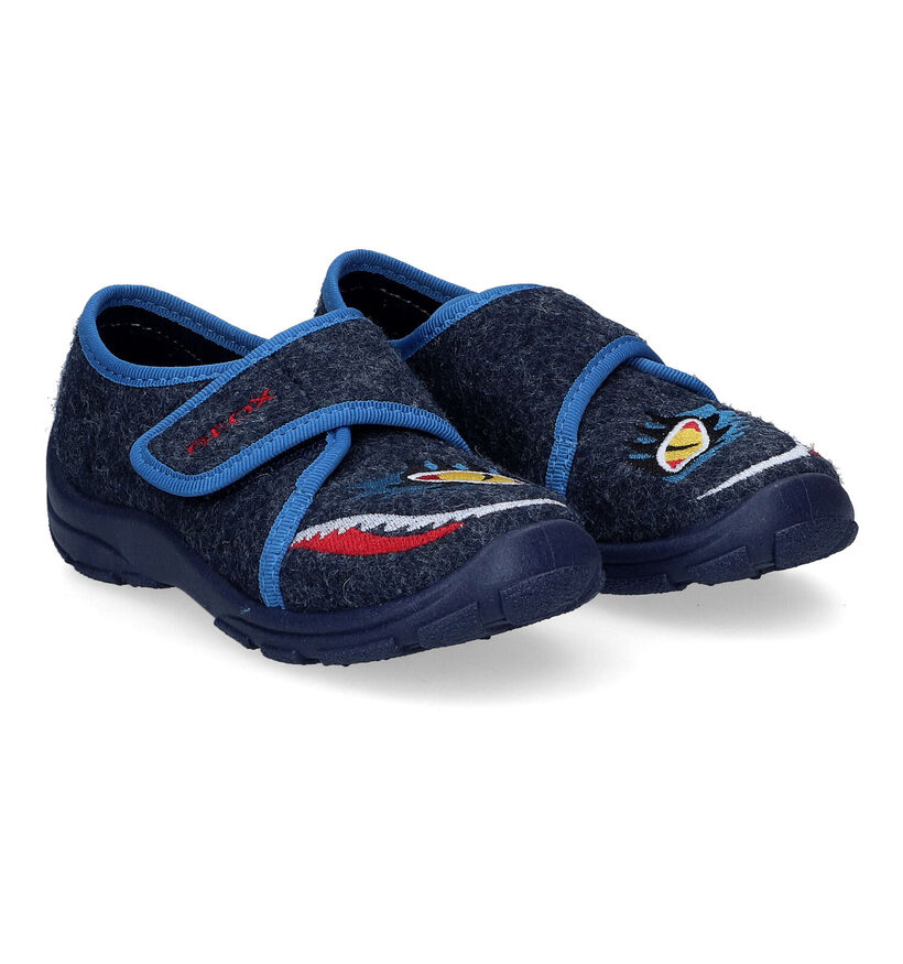 Geox Nymel Blauwe Pantoffels voor jongens (313610)