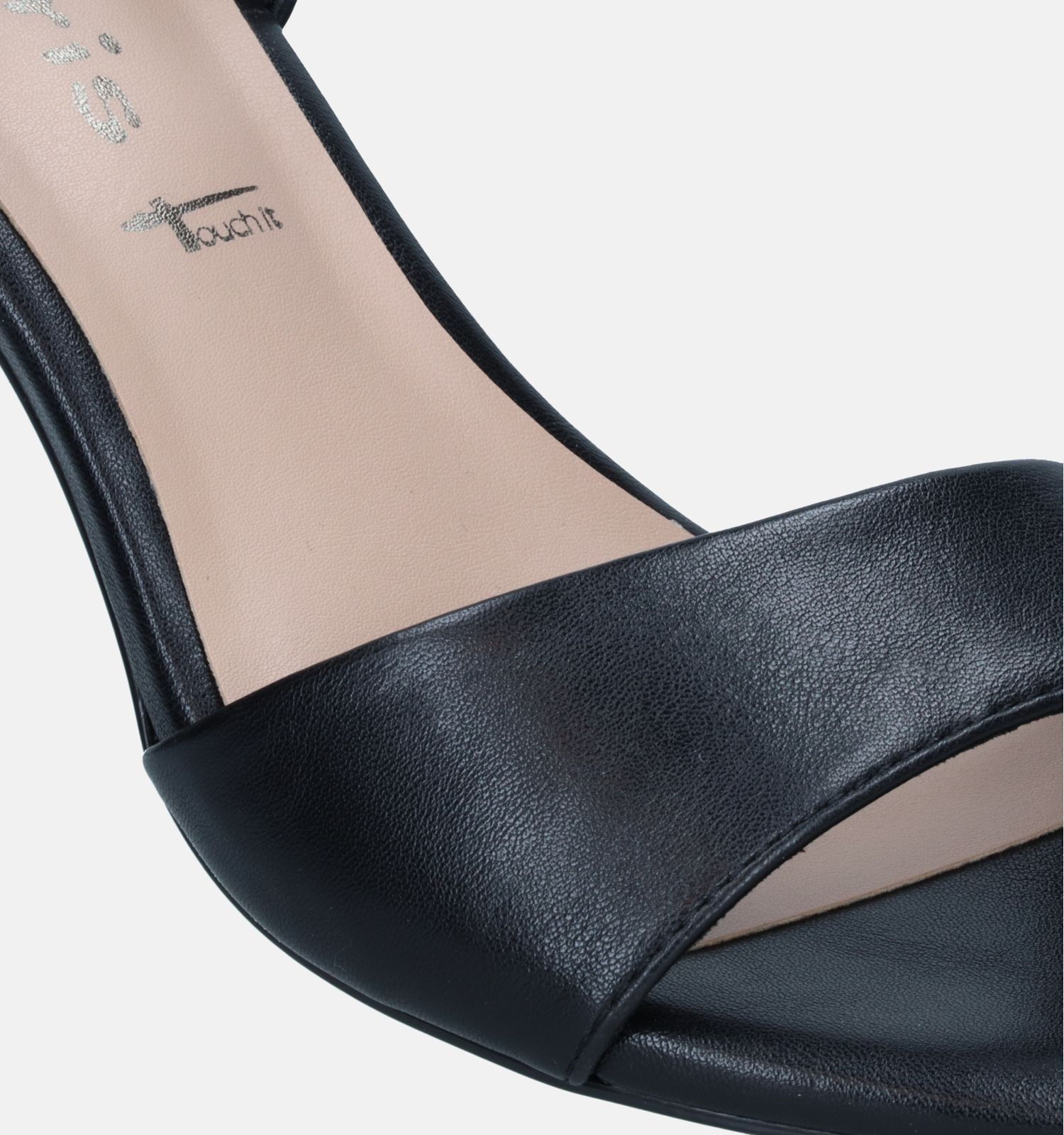 Tamaris sandalen hot sale met hak zwart