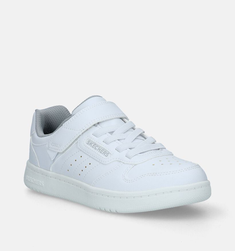 Skechers Quick Street Witte Sneakers voor jongens, meisjes (335705)