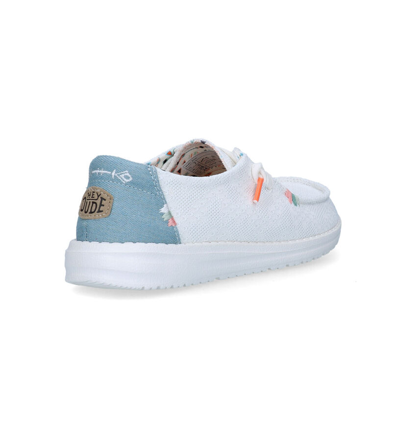 HEYDUDE Wendy Boho Mocassins en Blanc pour femmes (324432) - pour semelles orthopédiques