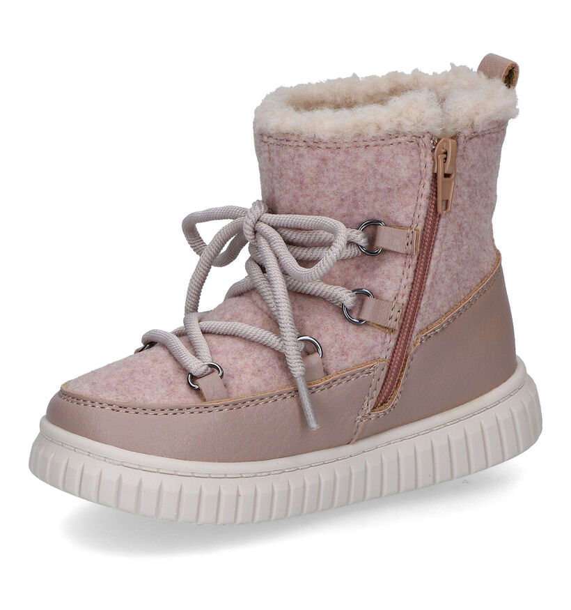 Milo & Mila Bottes de neige en Rose pour filles (313582)