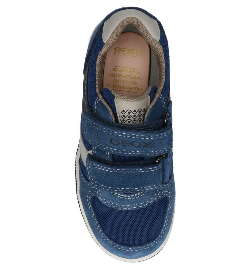 Geox Chaussures basses en Bleu foncé en textile (237988)