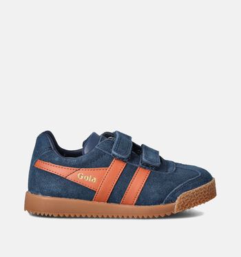 Chaussures à scratch bleu