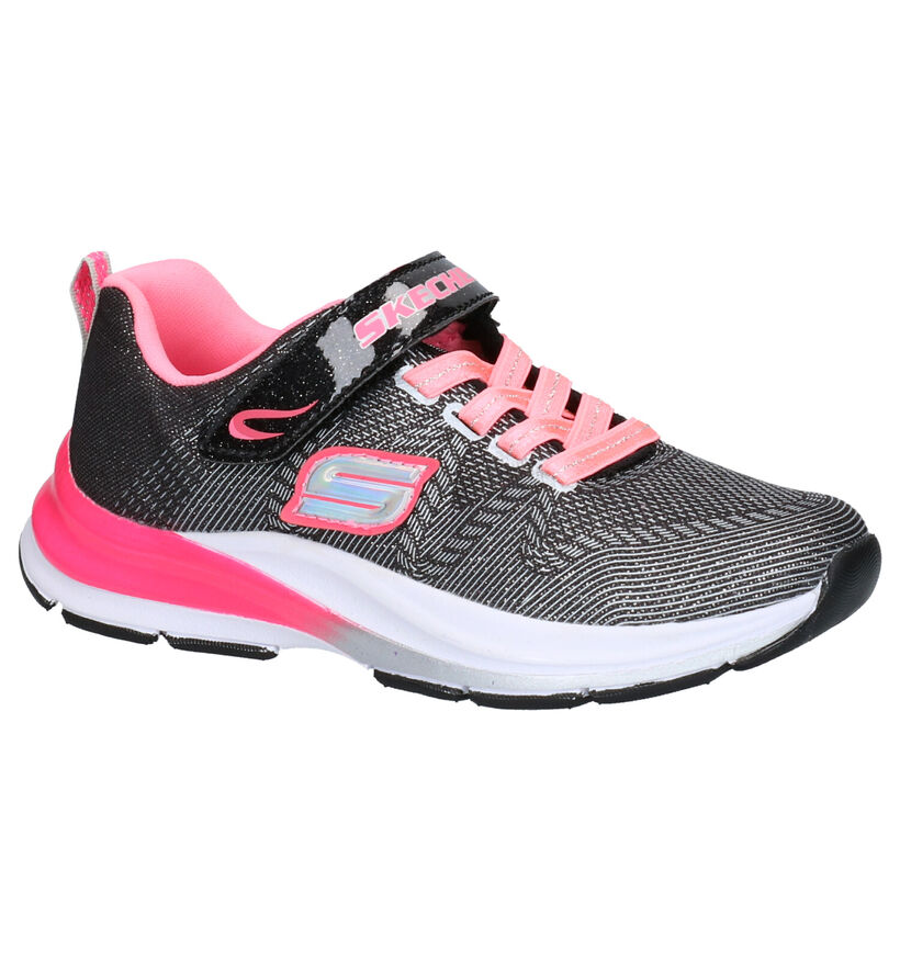 Skechers Zwarte Sneakers in stof (256136)