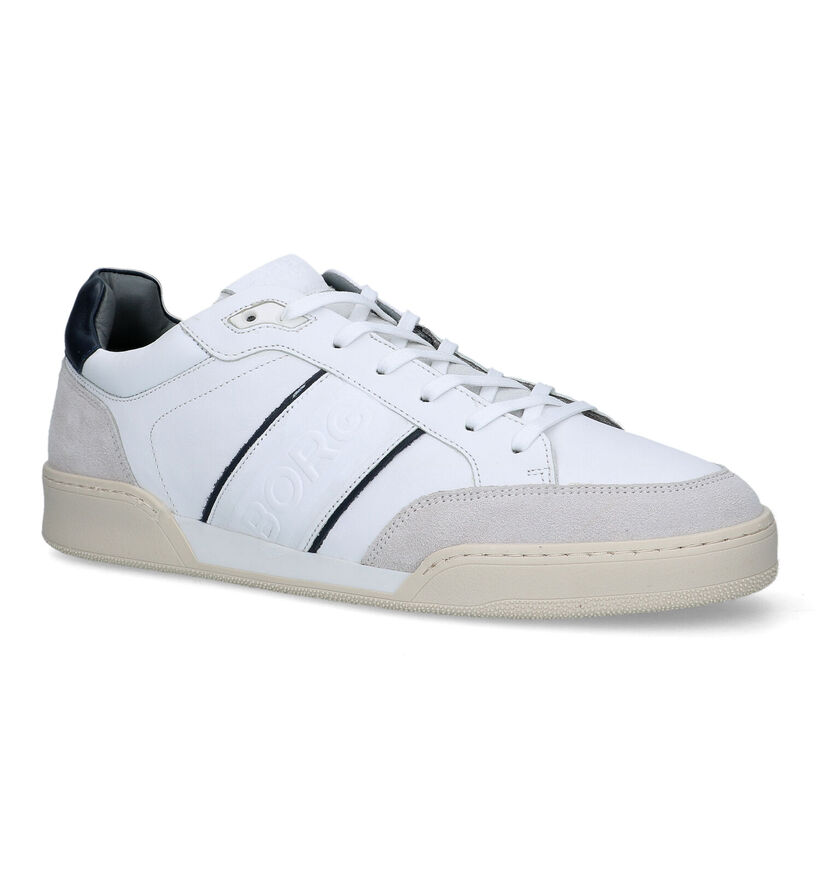 Björn Borg Chaussures à lacets en Blanc pour hommes (320063) - pour semelles orthopédiques