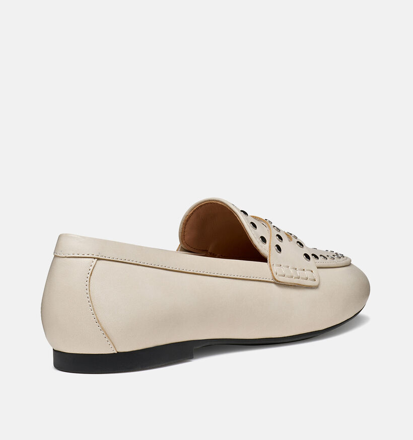 Geox New Palmaria Lichtbeige Loafers voor dames (368205)