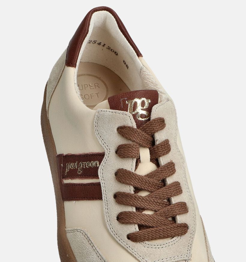 Paul Green Beige/Bruine Sneakers voor dames (374113) - geschikt voor steunzolen