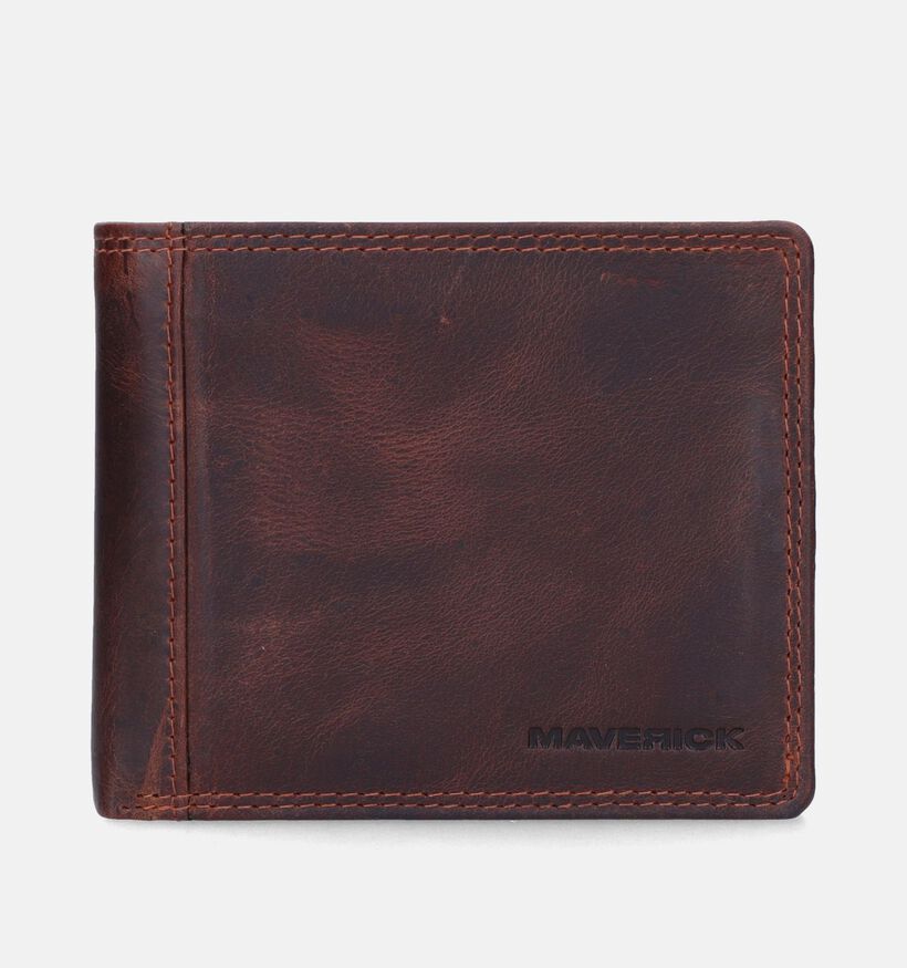 Maverick Bruine Portefeuille voor heren (358808)