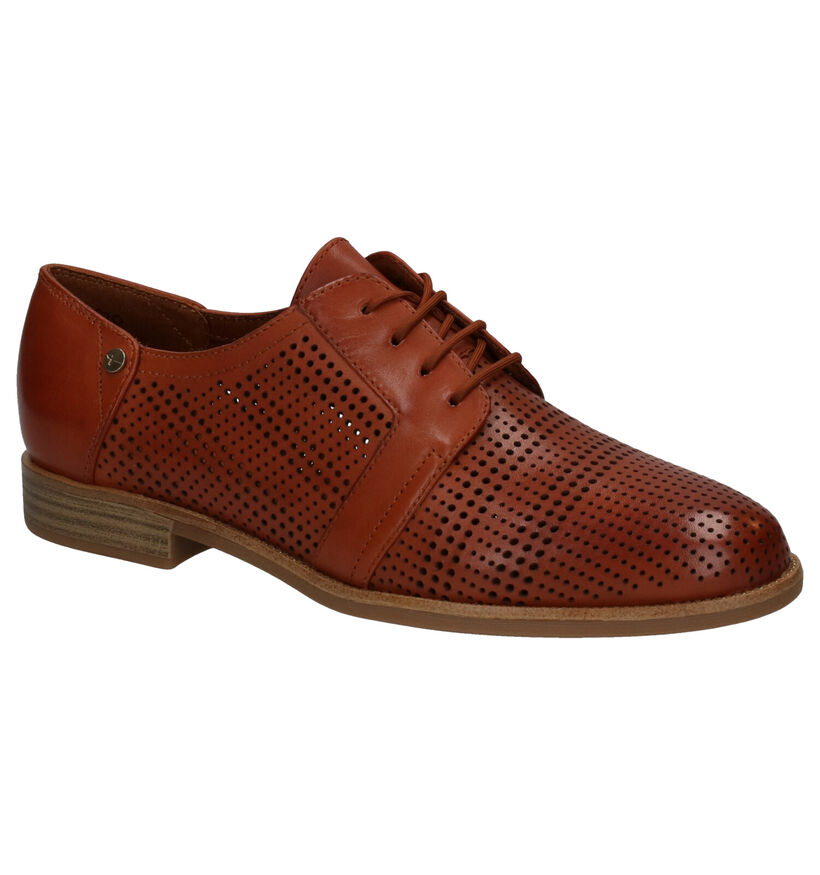 Tamaris TOUCH it Cognac Veterschoenen in leer (270118)