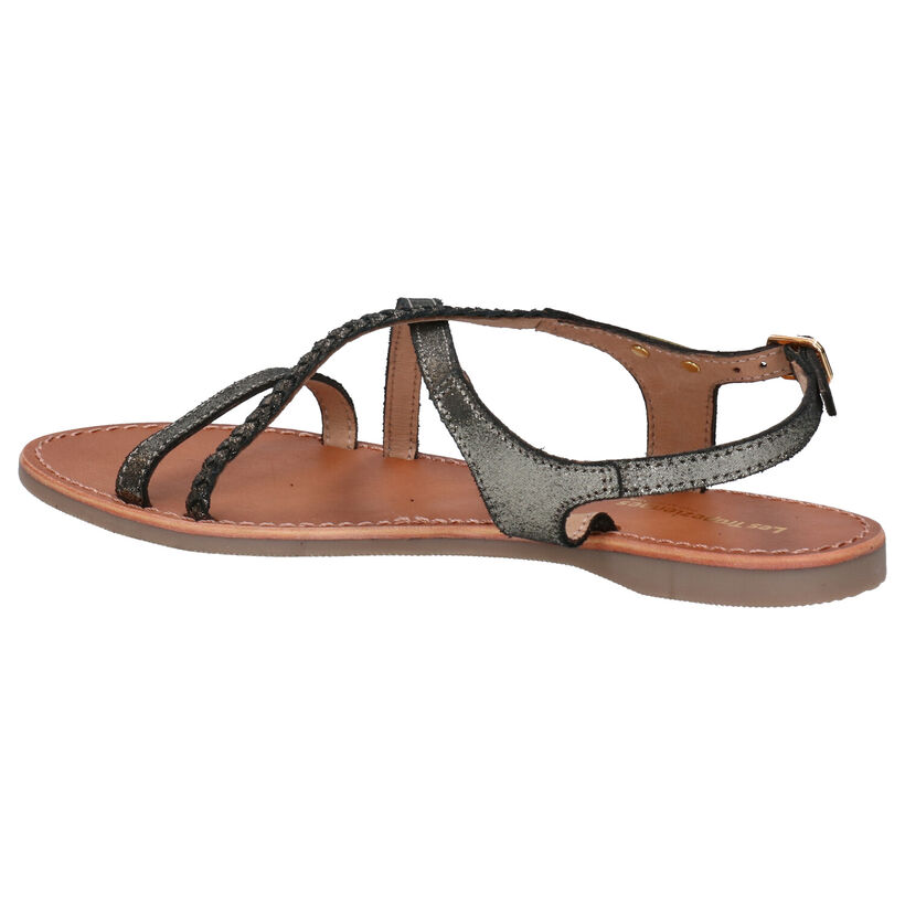 Les Tropeziennes Hanano Bronzen Sandalen in leer (274934)