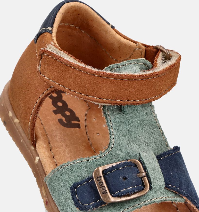 Bopy Rafin Spe Sandales pour b&eacute;b&eacute; en Vert pour filles, gar&ccedil;ons (373075)