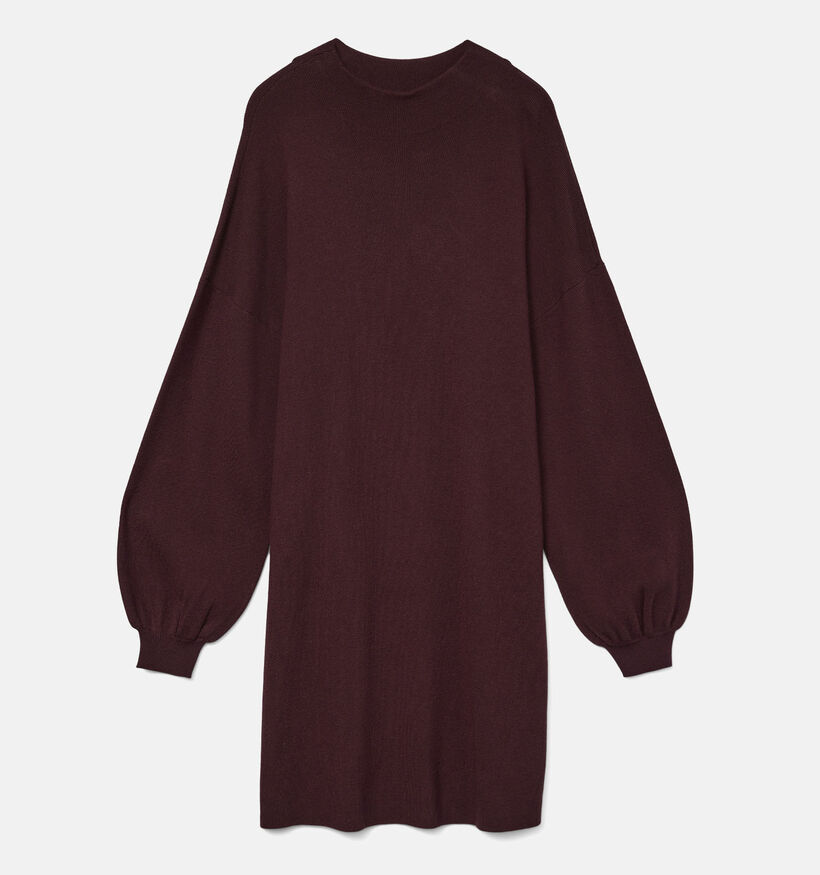 Vero Moda Nancy Bordeaux Jurk met Lange Mouwen voor dames (361180)