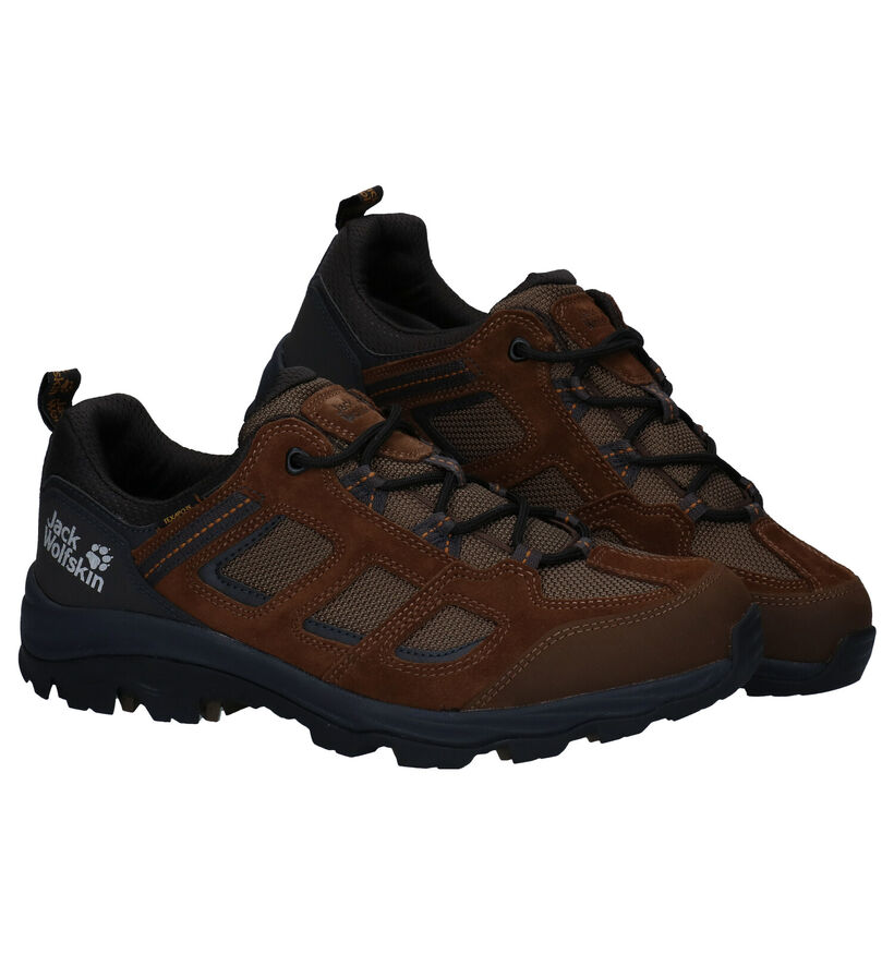 Jack Wolfskin Vojo 3 Texapore Chaussures de marche en Kaki pour hommes (302184) - pour semelles orthopédiques