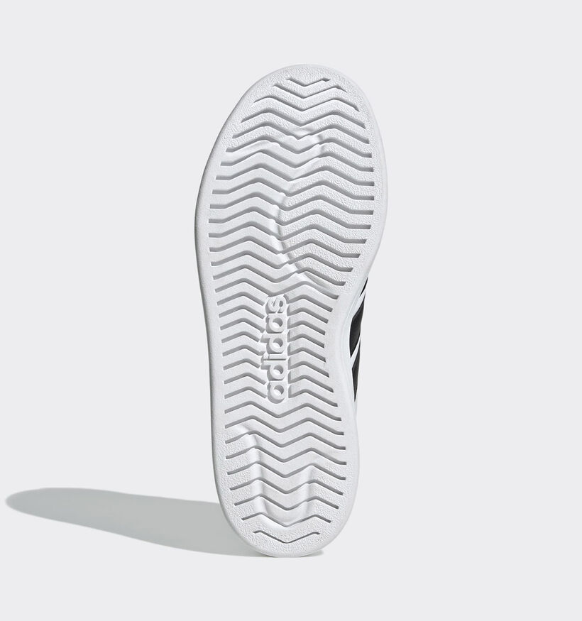 adidas Streettalk Baskets basses en Blanc pour filles, gar&ccedil;ons (366783) - pour semelles orthop&eacute;diques