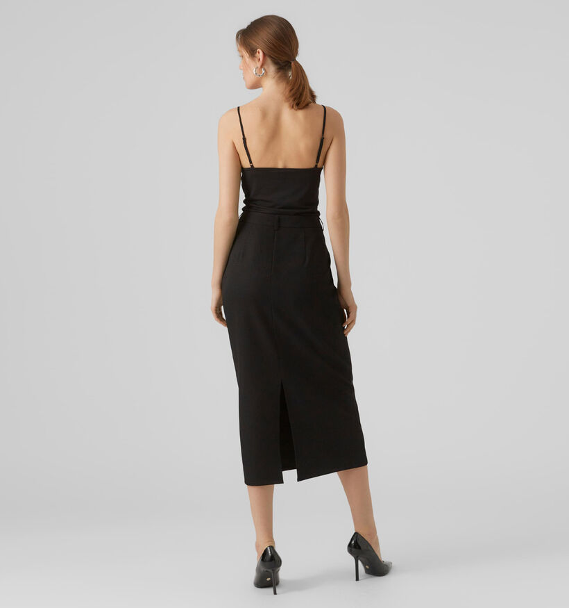 Vero Moda Agatha Zwarte Rok met split voor dames (332590)