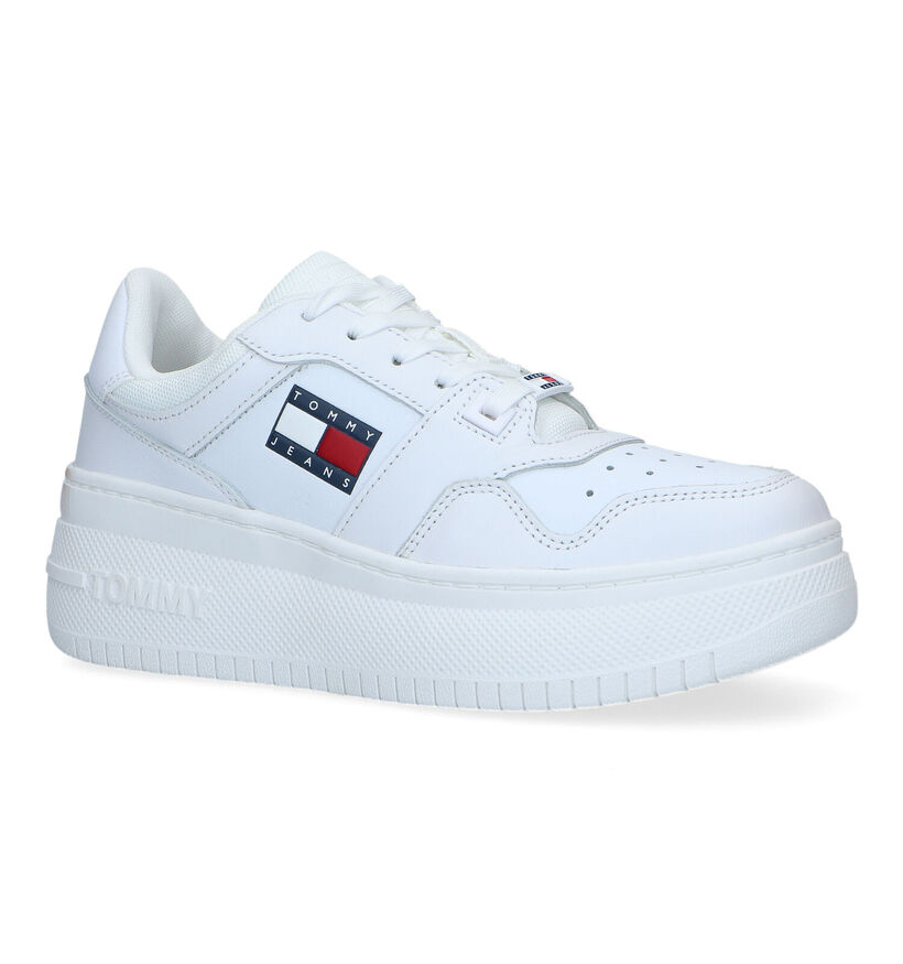 Tommy Hilfiger Retro Flatform Witte Sneakers voor dames (320988)