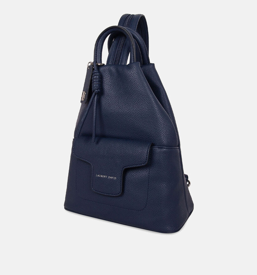 Laurent David Donkerblauwe Geklede Rugzak voor dames (373989)