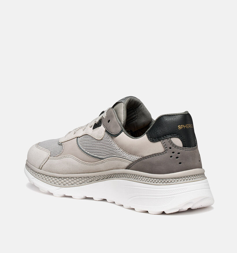 Geox Spherica Actif X1 Grijze Sneakers voor heren (369116) - geschikt voor steunzolen