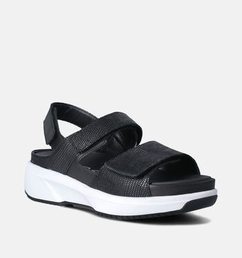 Xsensible Stretchwalker Sandalen Zwart/Beige