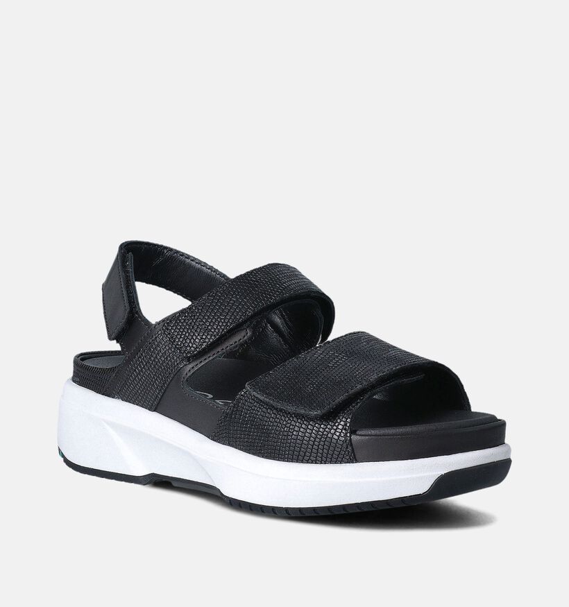 Xsensible Aruba Sandales plates en Noir pour femmes (356345)