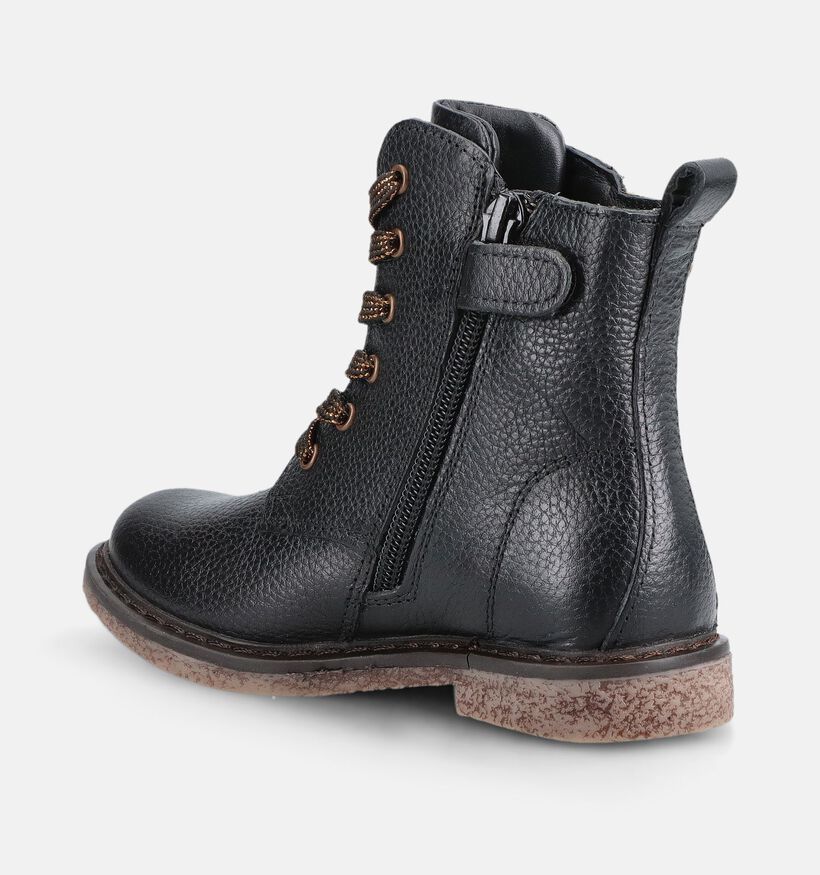 Little David Zwarte Veterboots voor meisjes (378827)