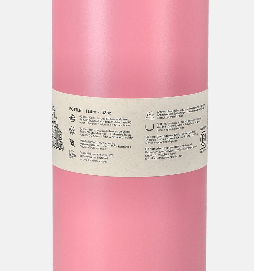 Chilly's Series 3 Roze Drinkfles 1000ml voor dames (383658)