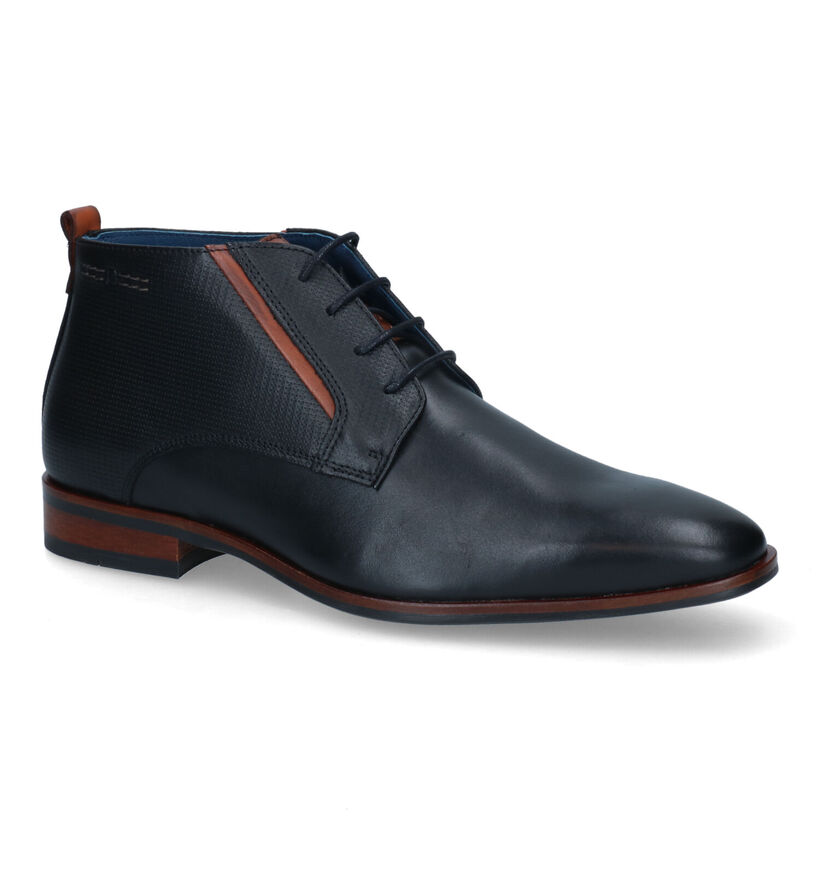 Berkelmans Estoril Chaussures habillées en Noir pour hommes (320956) - pour semelles orthopédiques