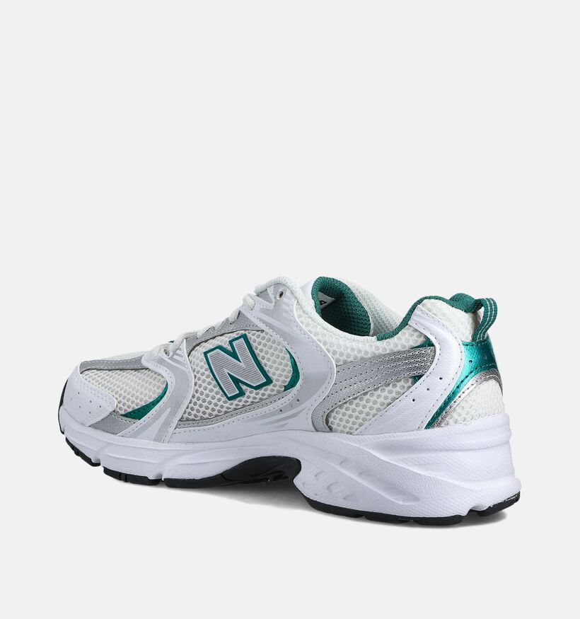 New Balance Witte/Turquoise Sneakers voor dames (366085) - geschikt voor steunzolen