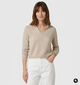 comma Beige Trui voor dames (379421)