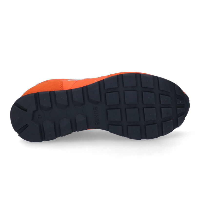 Sun 68 Tom Blauwe Sneakers in daim (304691)