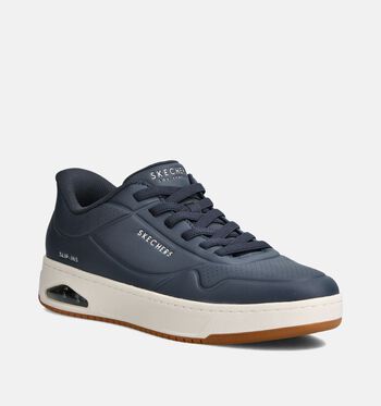 Skechers Baskets Cognac/Bleu
