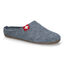 Living Kitzbühel Pantoufles ouvertes en Gris pour garçons (317026) - pour semelles orthopédiques