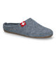 Living Kitzbühel Pantoufles ouvertes en Gris pour garçons (317026) - pour semelles orthopédiques