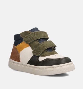Geox Baskets Beige/Bleu/Vert