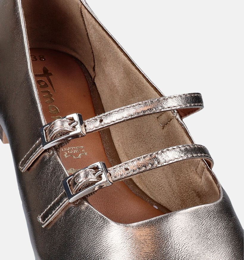 Tamaris Touch it Ballerines en Or pour femmes (351557)