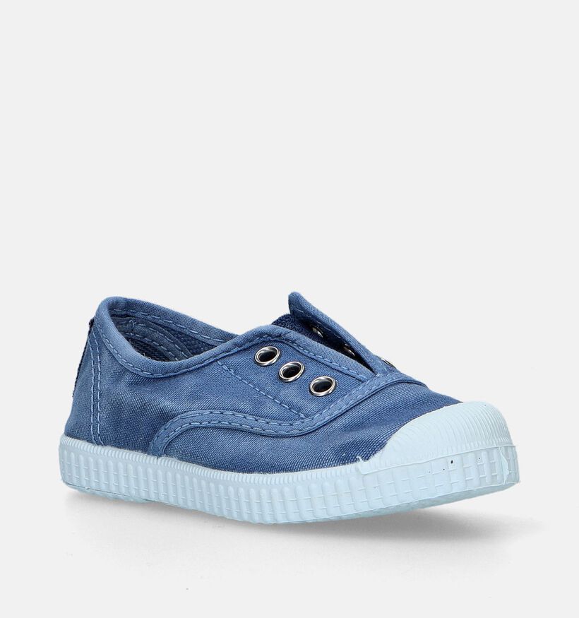 Cienta Slip-ons en Bleu pour filles, garçons (340020) - pour semelles orthopédiques