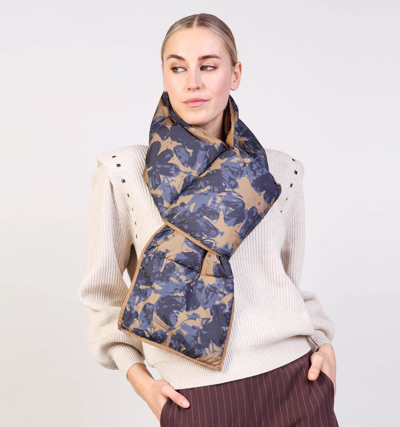 Ilse Jacobsen Peppy Padded Bruine/Blauwe Sjaal (Omkeerbaar) Ilse Jacobsen Peppy Padded Bruine/Blauwe Sjaal (Omkeerbaar) voor dames (365623)