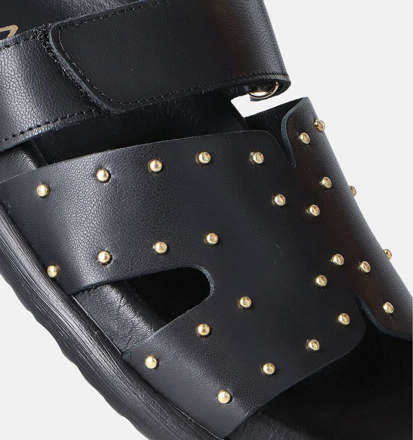 Tango Lilia 1 Nu-pieds plates en Noir pour femmes (363081)